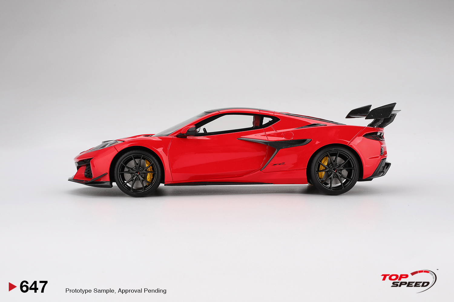 TSM 647 Chevrolet Corvette ZR1 Torch Red 2025 1:18 NEU OVP