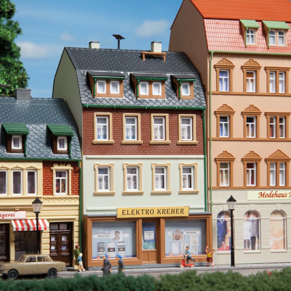 Auhagen 12252 Wohnhaus Nr. 3 - Spur H0/TT - Bausatz - Neu - OVP