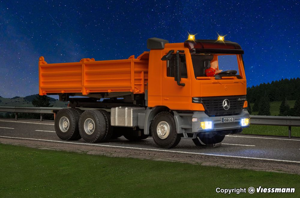 Viessmann 8041 MB ACTROS 3-achs Muldenkipper 1:87 Spur H0 Neu