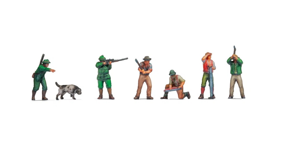Noch 35100 Jäger und Holzfäller 1:160 Spur N NEU OVP Figuren
