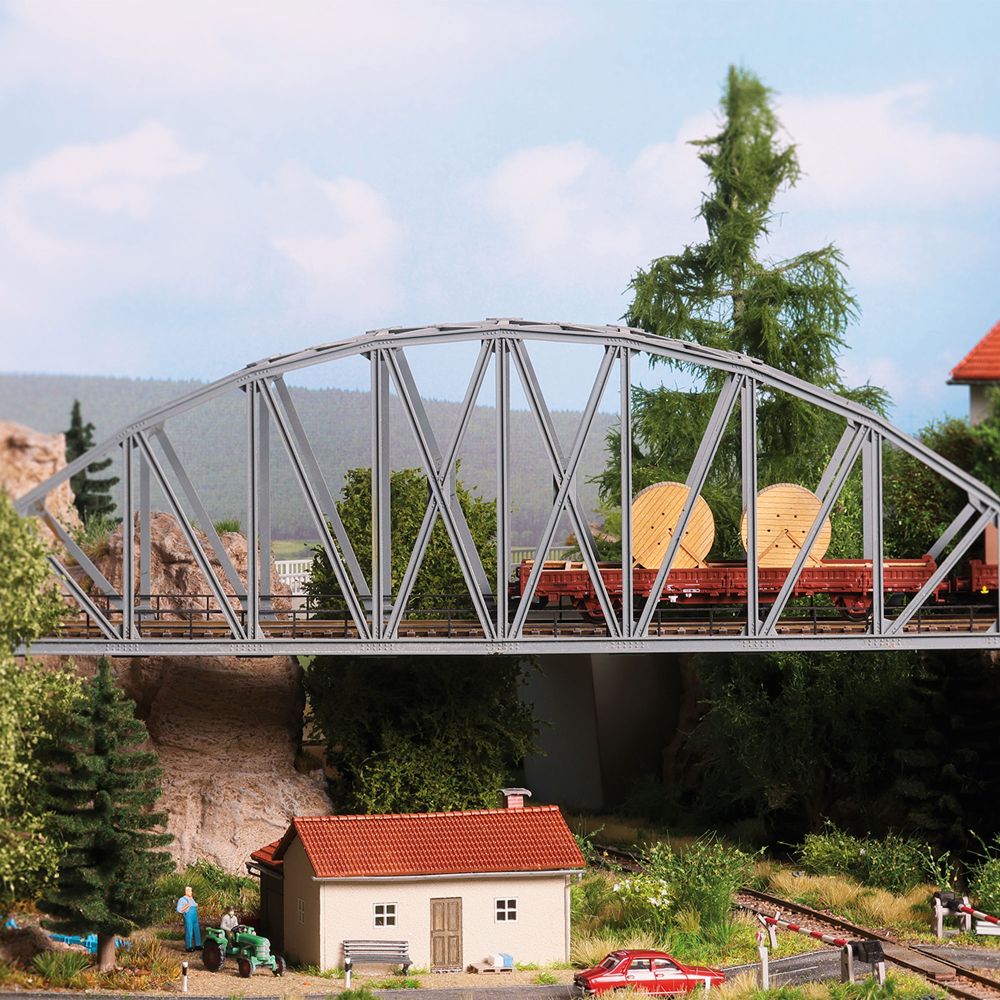 Busch 8844 Stahlbogenbrücke 1:120 Spur TT Bausatz NEU OVP
