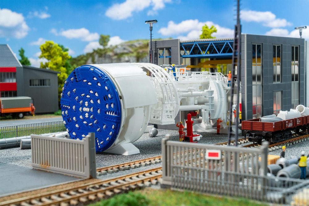 Faller 130897 Tunnelbohrmaschine im Bau 1:87 Spur H0 Bausatz Neu