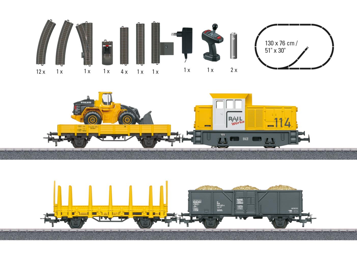 Märklin 29188 Start up Startpackung Baustelle 1:87 Spur H0 AC Neu