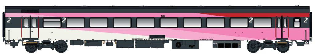 LS Models 44057-3 Personenwagen ICRm 2.Kl. B NS/FYRA Ep.VI Spur H0