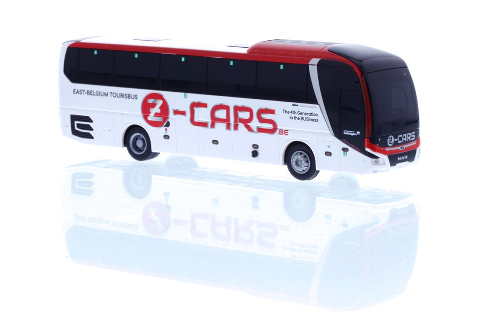 Rietze 74865 MAN Lion´s Coach´17 Z-Cars (BE) 1:87 Spur H0 Neu