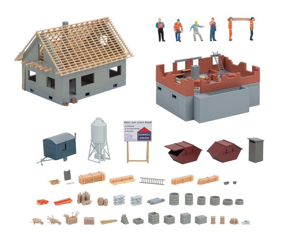 Faller 190089 Aktions-Set Auf der Baustelle 1:87 Spur H0 Bausatz