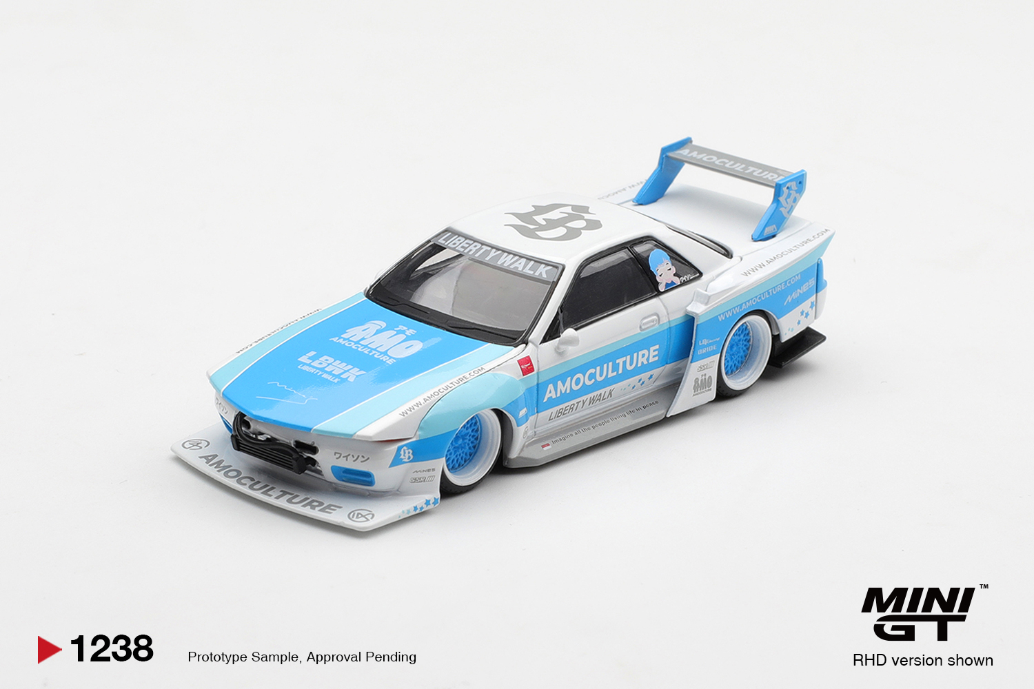 Mini GT 1238 1:64 NISSAN SKYLINE GTR (R32) LBWK KAIDO WORKS