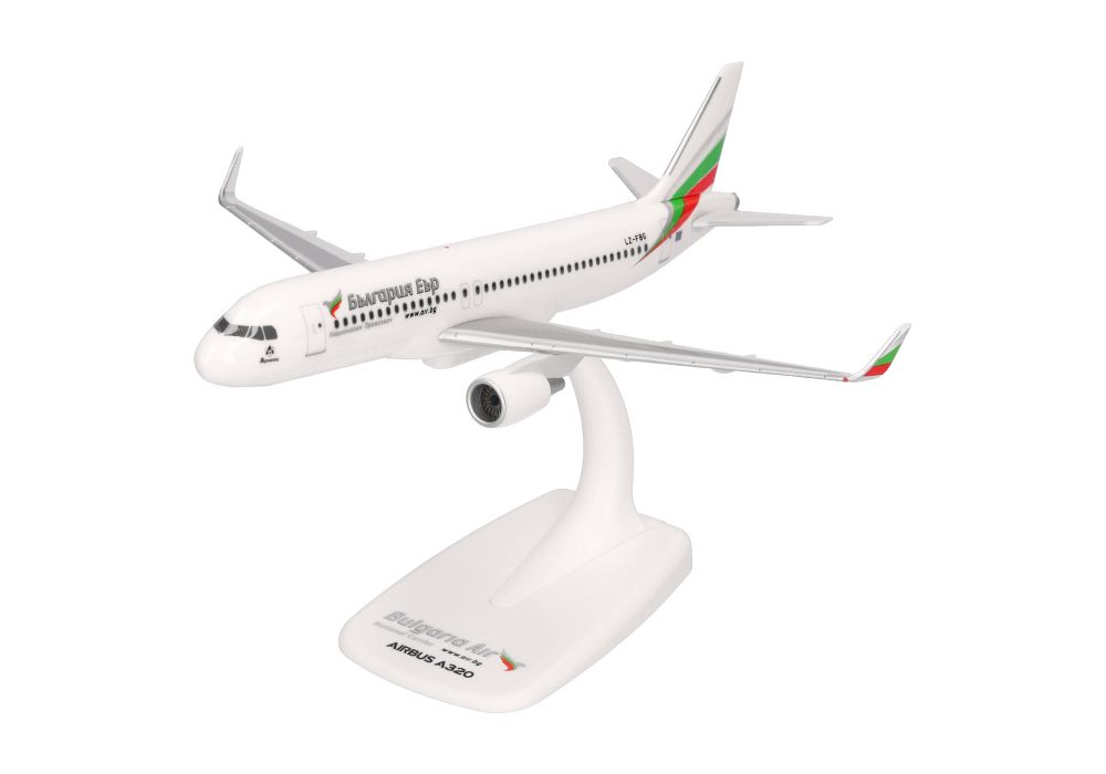 Herpa 614962 Bulgaria Air Airbus A320 – LZ-FBG 1:200 Snap-Fit NEU