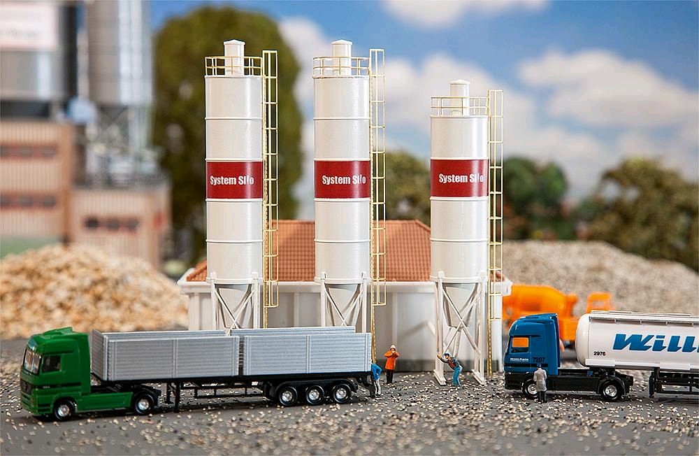 Faller 222207 Industriesilos 3 Stück 1:160 Spur N Neu OVP