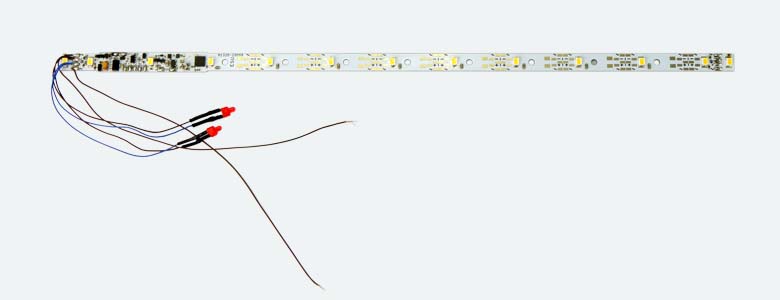 ESU 50719 Innenbeleuchtungs-Set m. Decoder 264mm 13 LED gelb
