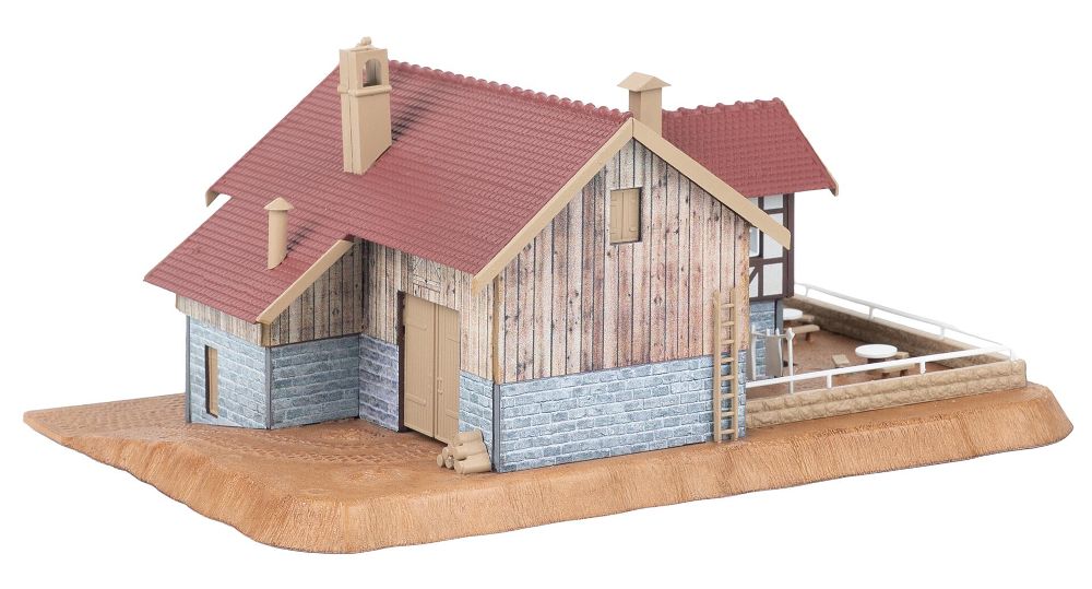 Faller 232138 Gasthaus Zur Post mit Biergarten 1:160 Spur N Bausatz