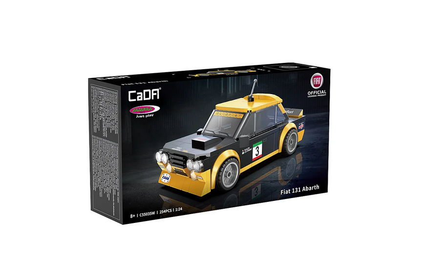 CaDA C55035W Fiat Abarth 131 schwarz 1:24 Bausatz NEU OVP Bricks