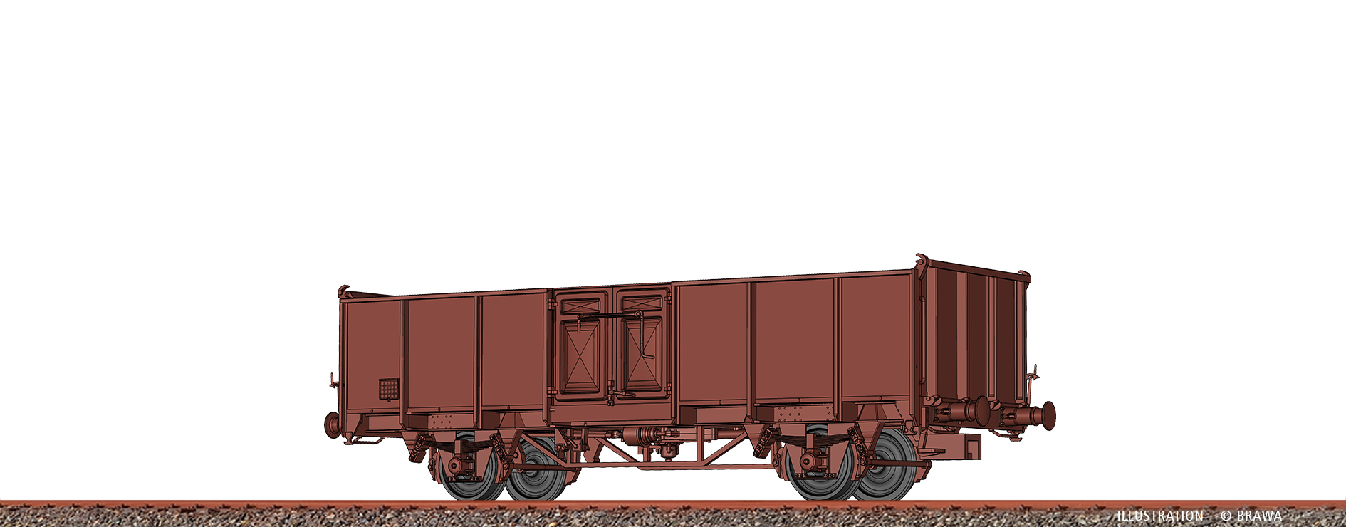 Brawa 50068 H0 GÜW Omm 55 SNCF V