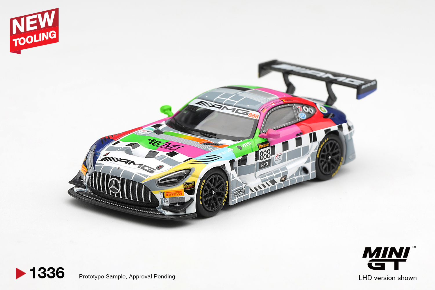 Mini GT 1336 1:64 MERCEDES-BENZ AMG GT3 888 BATHURST 12 HOUR 2025