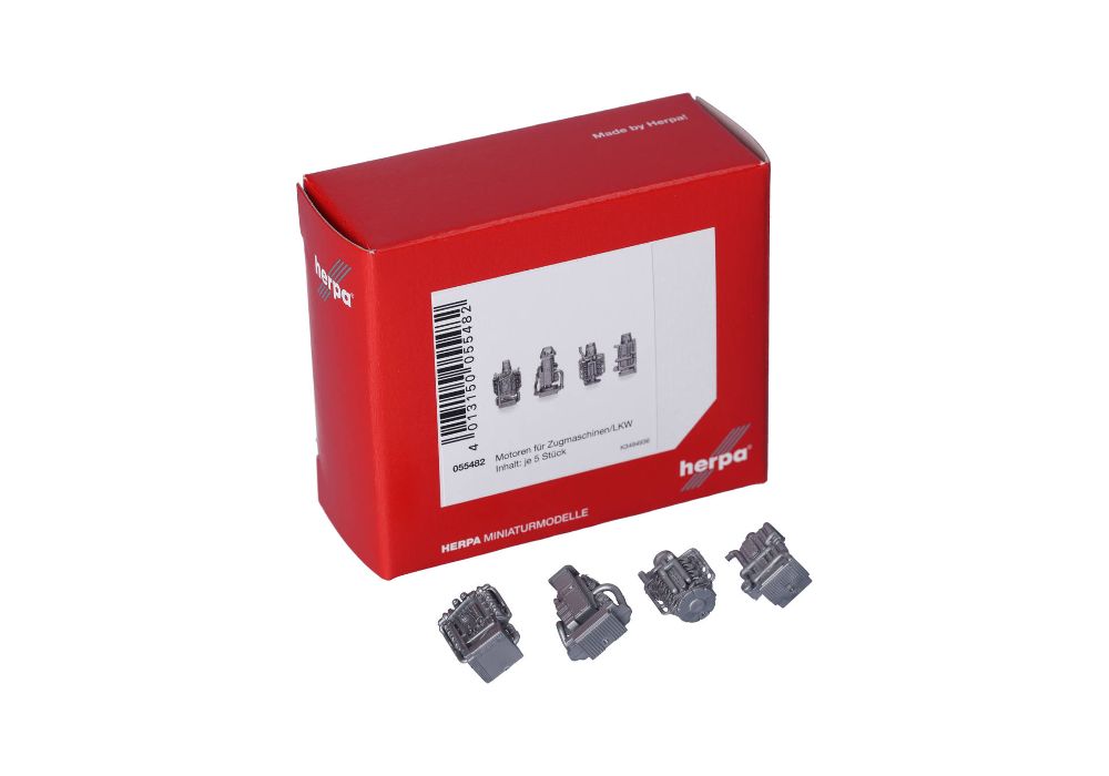 Herpa 055482 Zubehör: Motoren für ZM und LKW (20 Stück) Spur H0