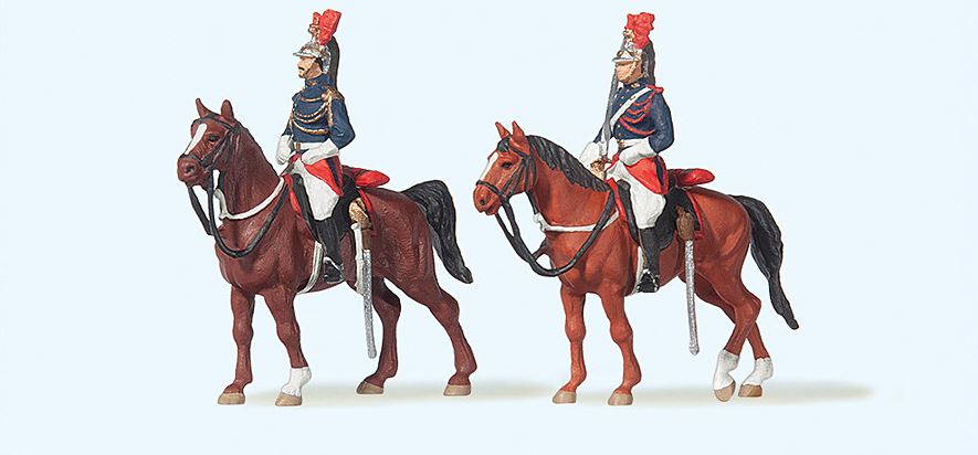 Preiser 10435 Garde Républicaine zu Pferd 1:87 Spur H0 Neu OVP