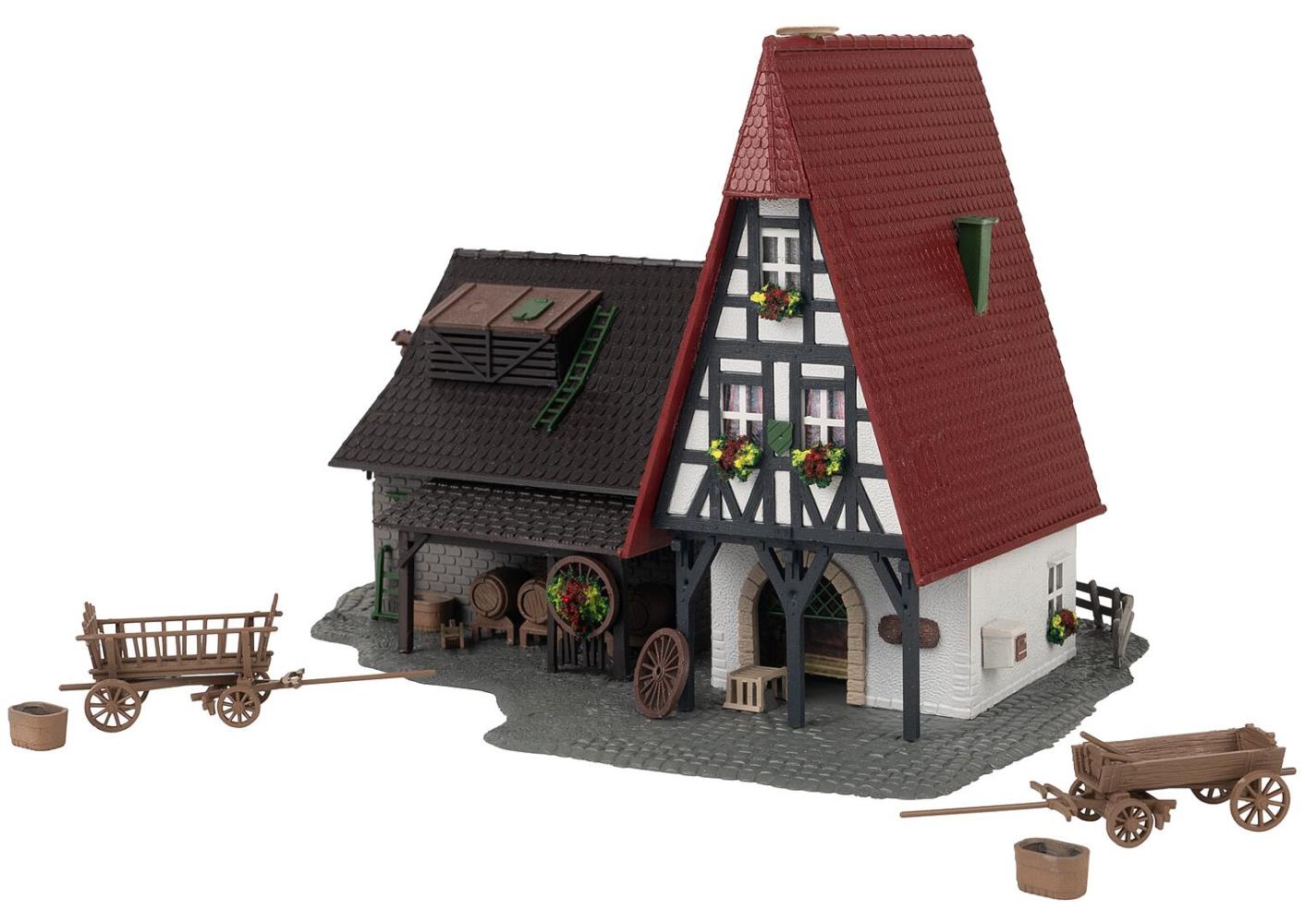 Faller 232156 Rathaus mit Weinkeller 1:160 Spur N Bausatz Neu OVP