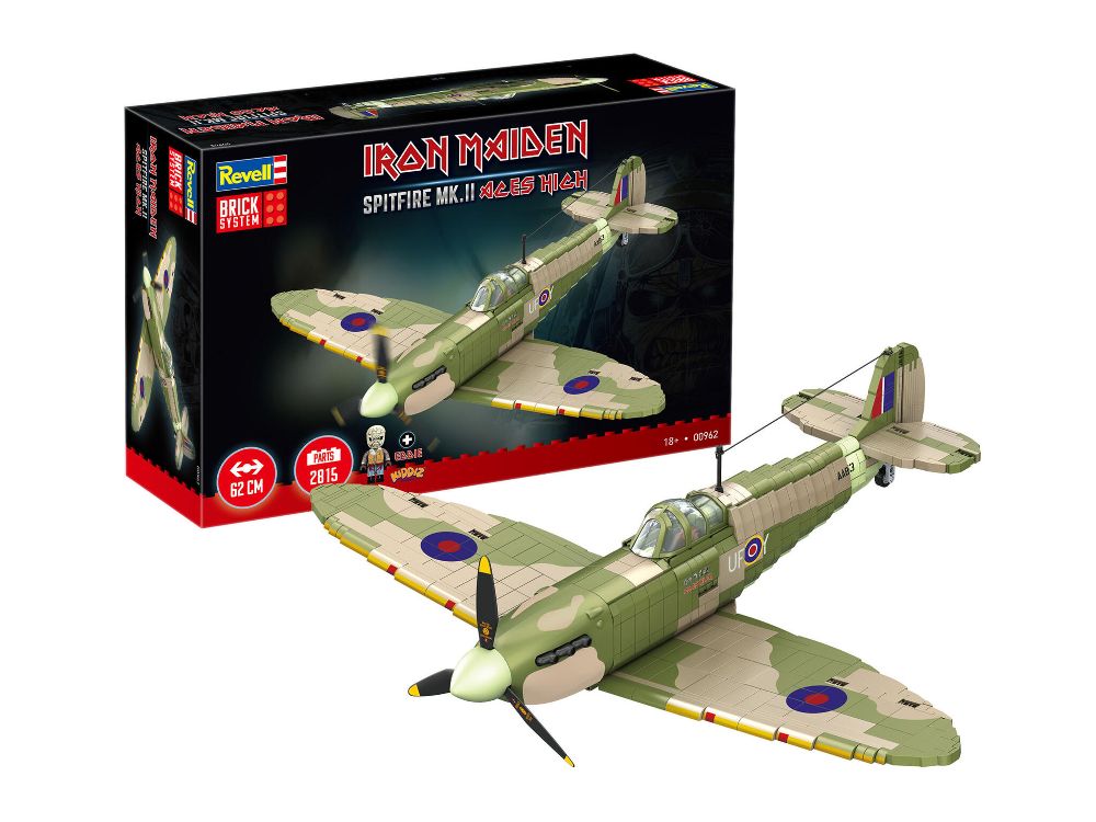Revell 00962 Iron Maiden Spitfire MK.II Aces High Brick System 1:18