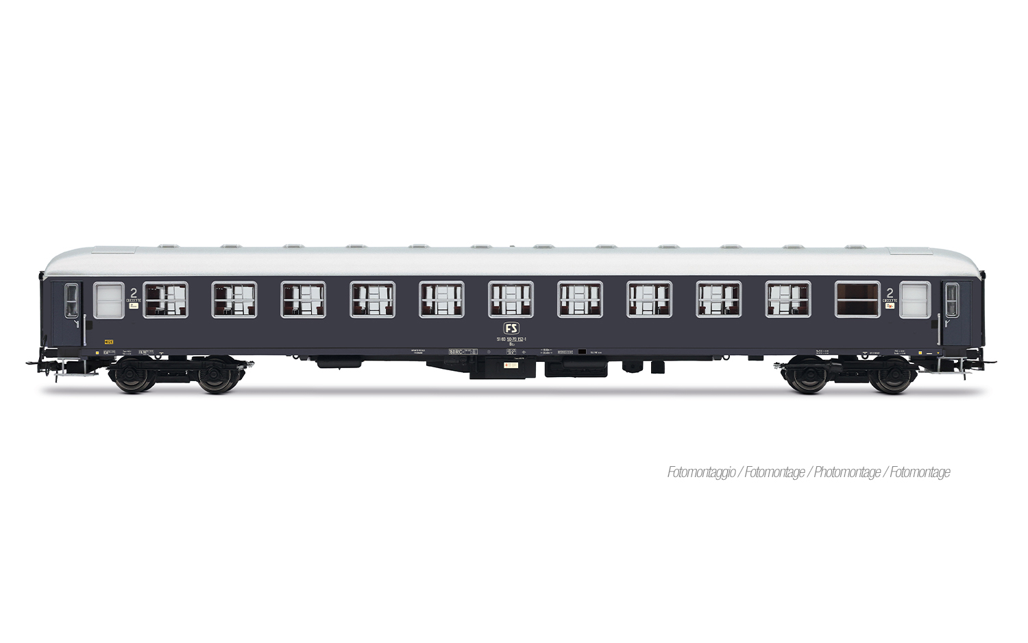 Rivarossi HR4411 FS, 3-tlg. Set Exp 234-235 Remus Roma – Wien, bestehend aus