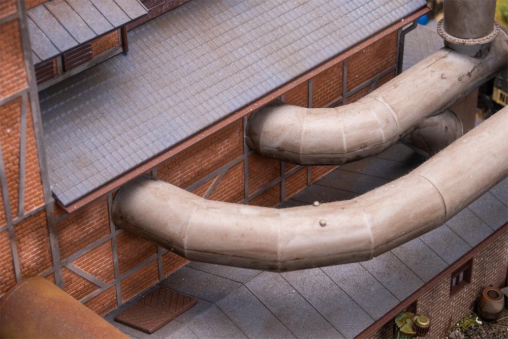 Faller 130024 Gebläsehalle mit Rohrleitungen 1:87 Spur H0 Bausatz