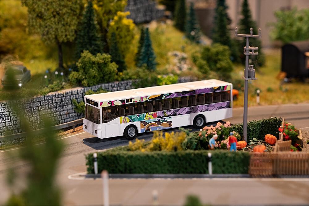 Faller 161495 Car System Start-Set Bus MB O405 inkl. Decos Spur H0
