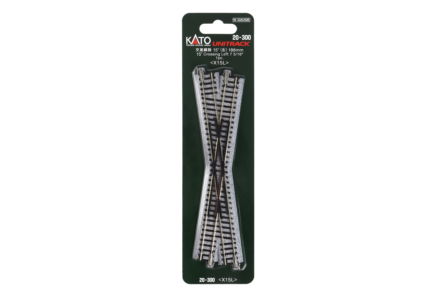 Kato 20-300 Kreuzung links 15° 186mm 1:160 Spur N Neu OVP