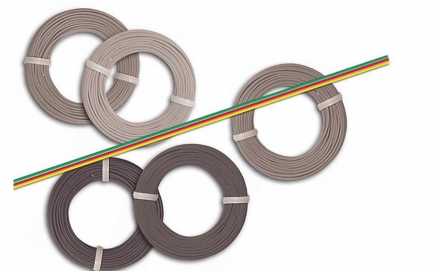 Busch 1782 Flachbandkabel 3-farbig