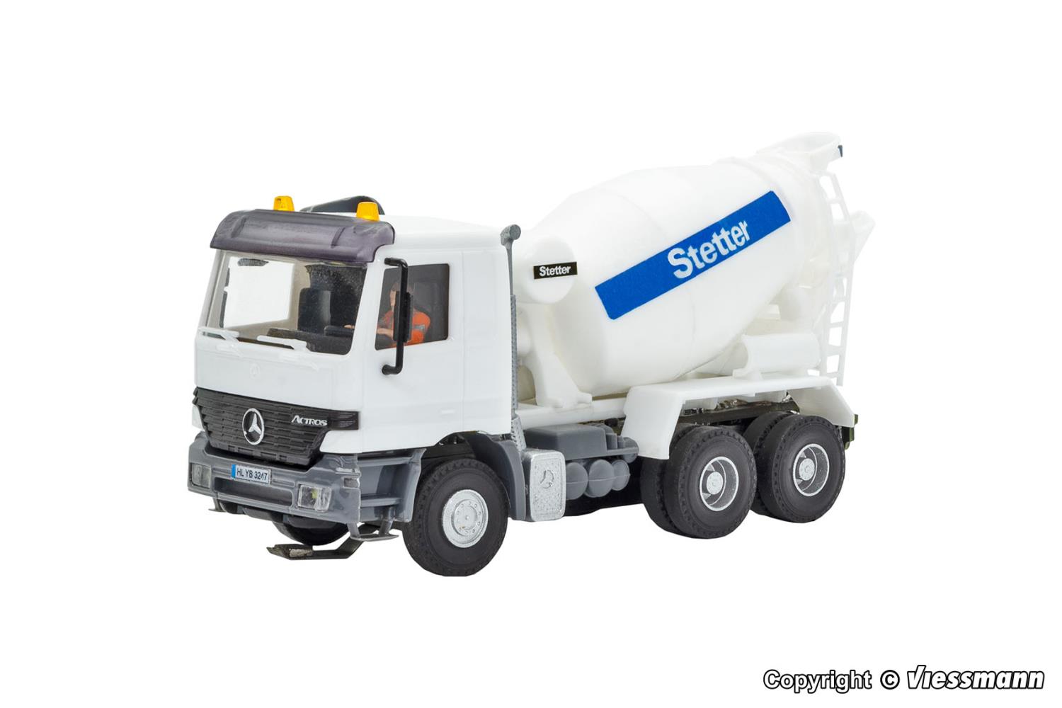 Viessmann 8031 CarMotion MB ACTROS 3-achs Betonmischer Spur H0