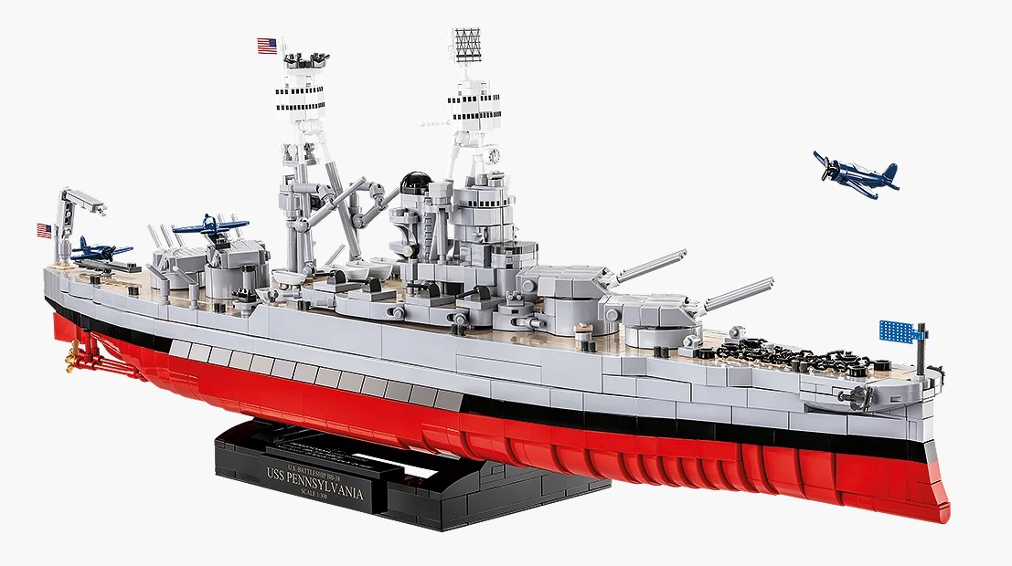 Cobi 4842 USS Pennsylvania/USS Arizona Schlachtschiff 2in1 1:300