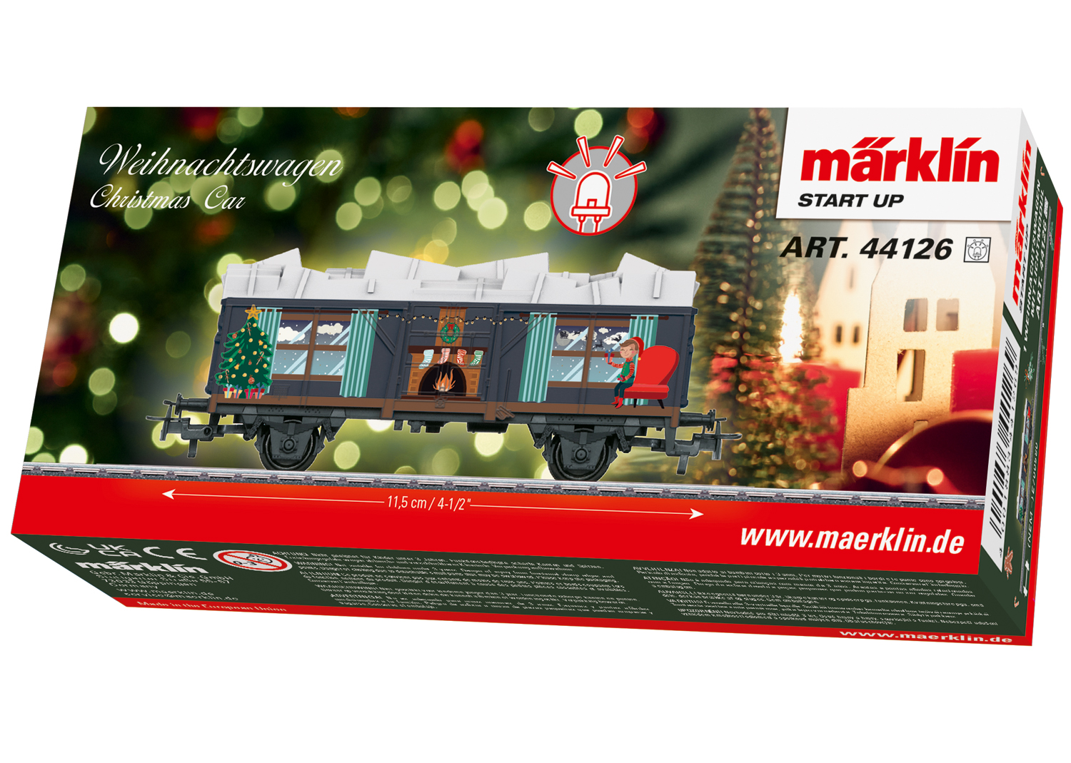 Märklin 44126 Start up Weihnachtswagen mit Lichtmodul