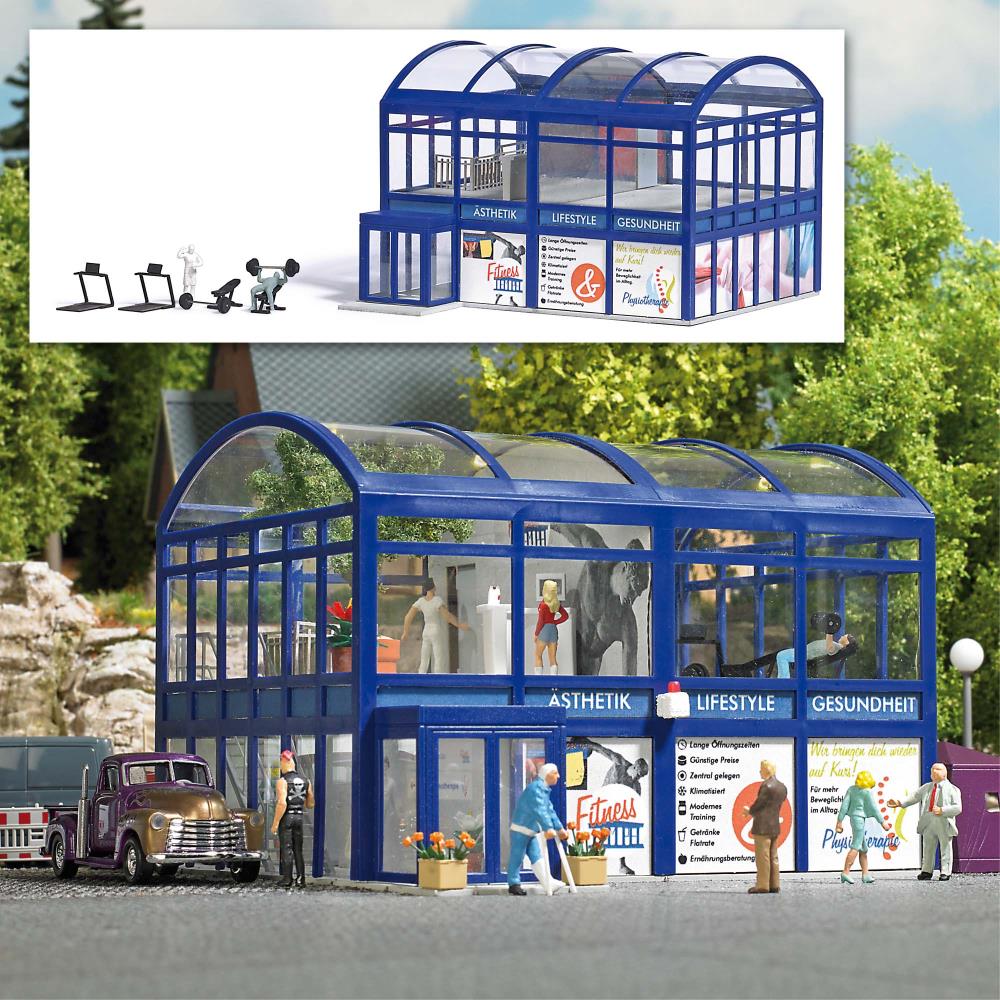 Busch 1961 Fitnessstudio 1:87 Spur H0 Bausatz Neu OVP