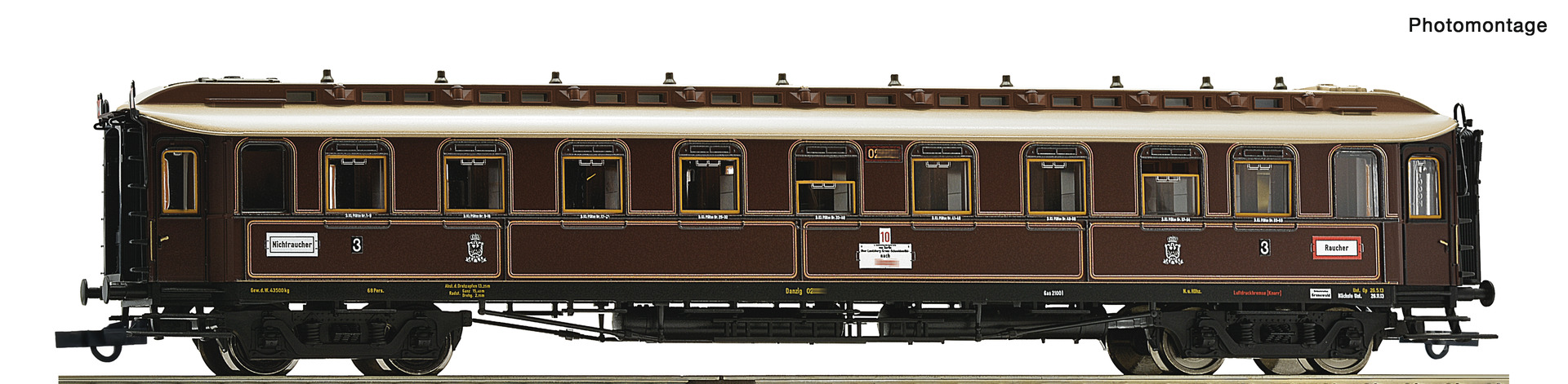 Roco 6200239 Schnellzugwagen 3. Klasse