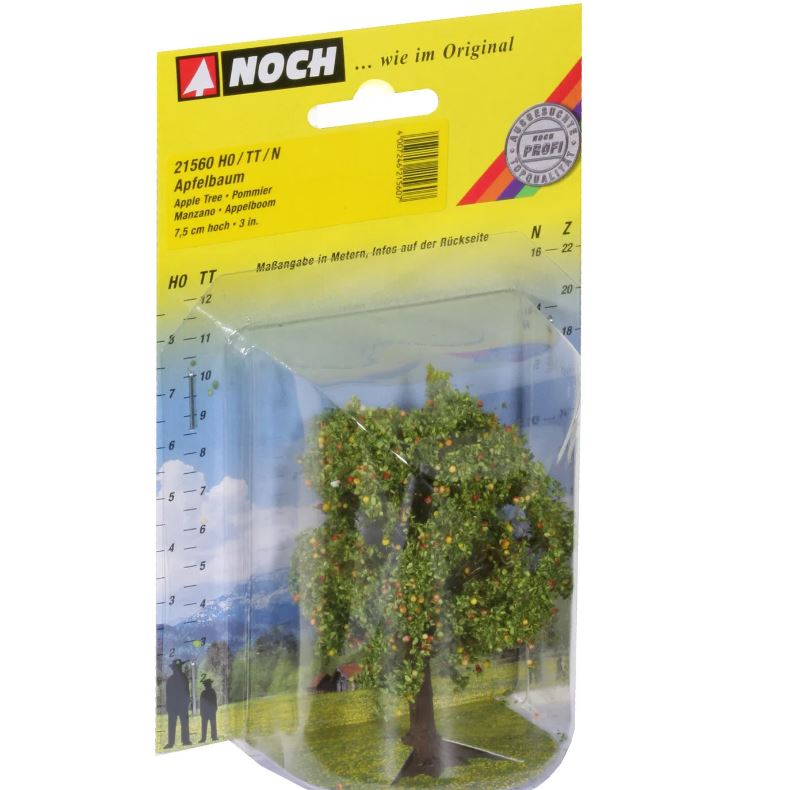 Noch 21560 Apfelbaum mit Früchten 7,5 cm hoch Spur H0/TT/N