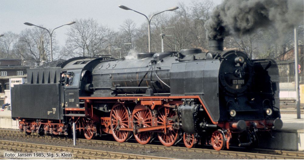Tillig 04150 Dampflokomotive BR 03.0 der DR, Ep. III Spur TT