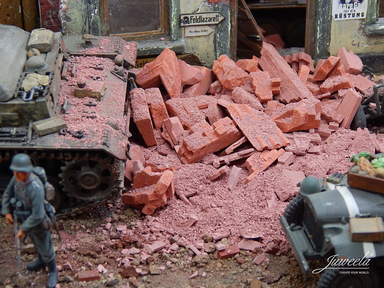Juweela 23330 Ziegelstaub rot, ~50g (Miniatur)