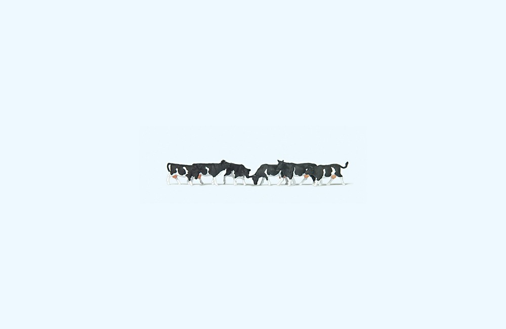 Preiser 79228 Kühe schwarz gefleckt 1:160 Spur N NEU OVP