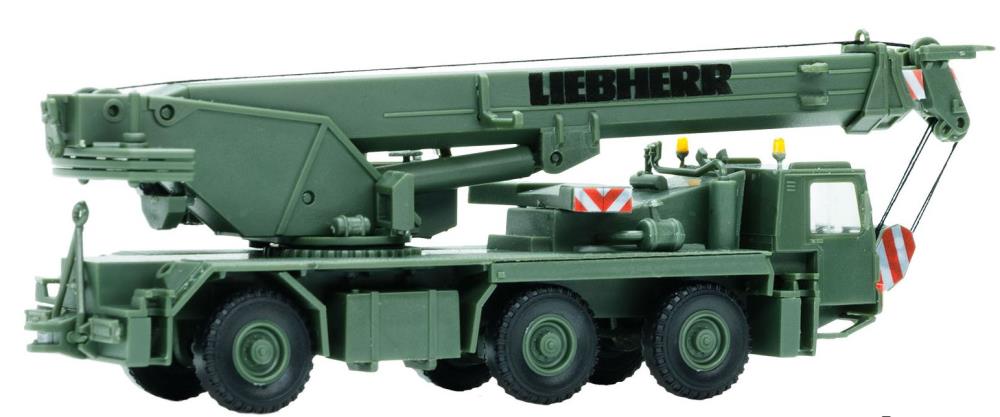 Kibri 18043 Bundeswehr LIEBHERR Mobilkran LTM 1050/3 - Spur H0