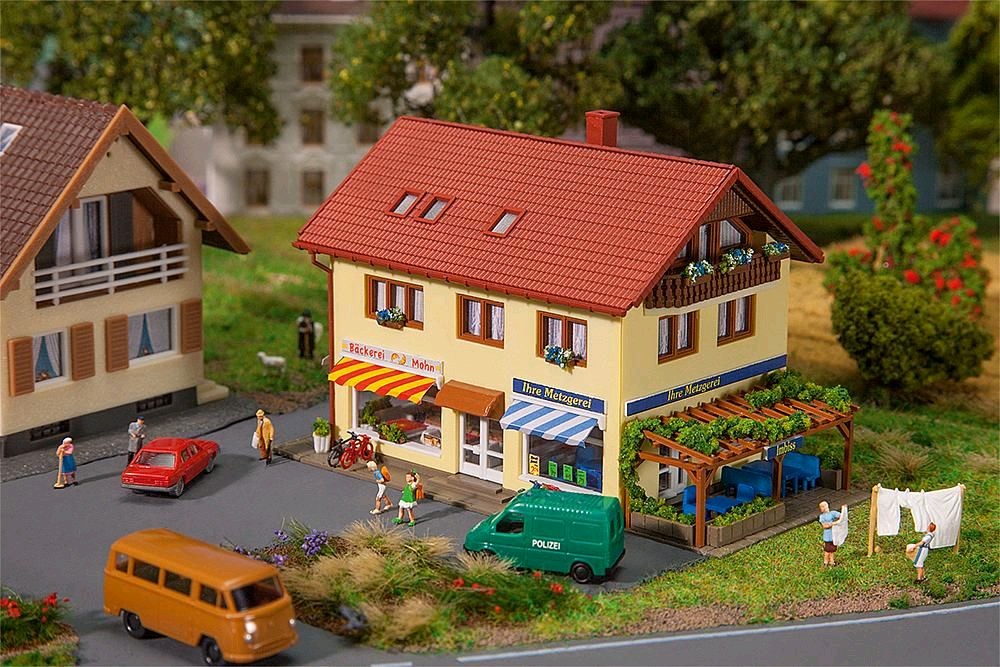 Faller 232336 Metzgerei/Bäckerei 1:160 Spur N Neu OVP