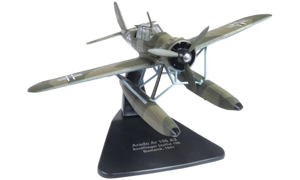 Oxford Diecast AC108S Arado 196 Bordflieger Staffel Bismarck, 1941 - 1:72