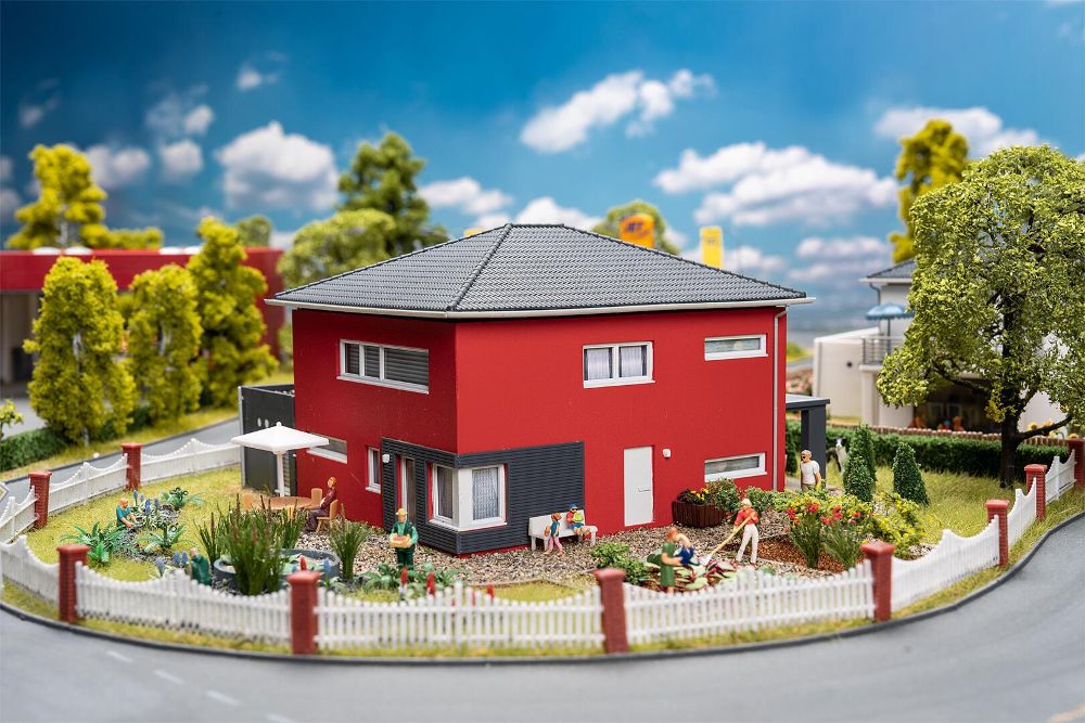 Faller 130743 WeberHaus CityLife rot 1:87 Spur H0 Bausatz NEU OVP