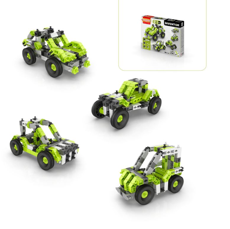 Engino 1231 INVENTOR 12 Fahrzeuge - Bausatz - Neu - OVP