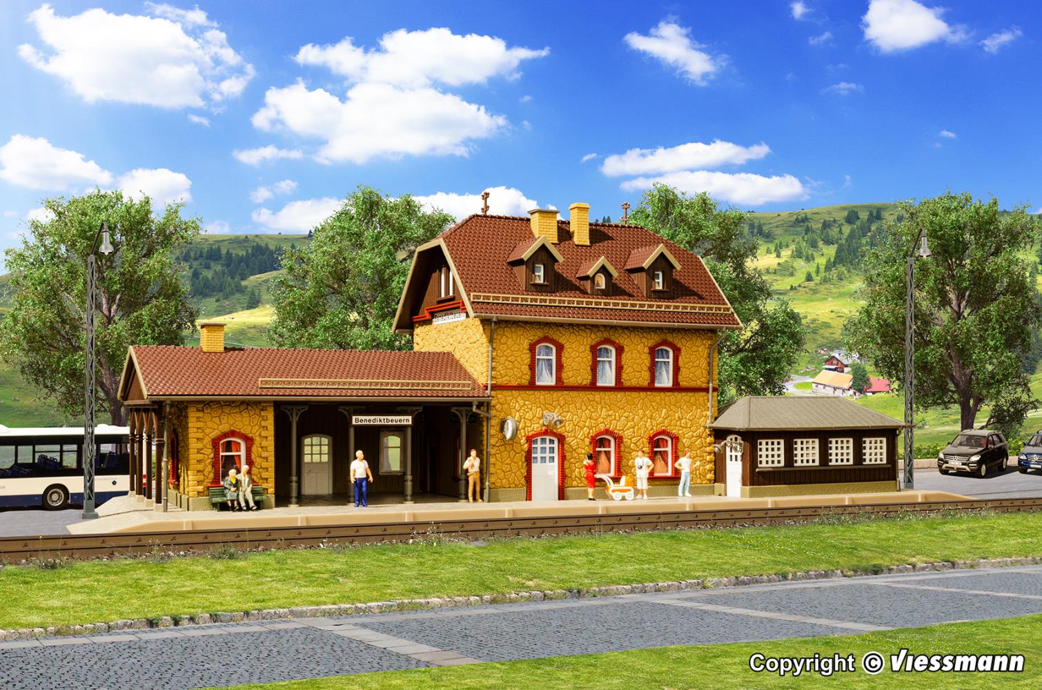 Vollmer 43520 Bahnhof Benediktbeuern 1:87 Spur H0 Bausatz Neu