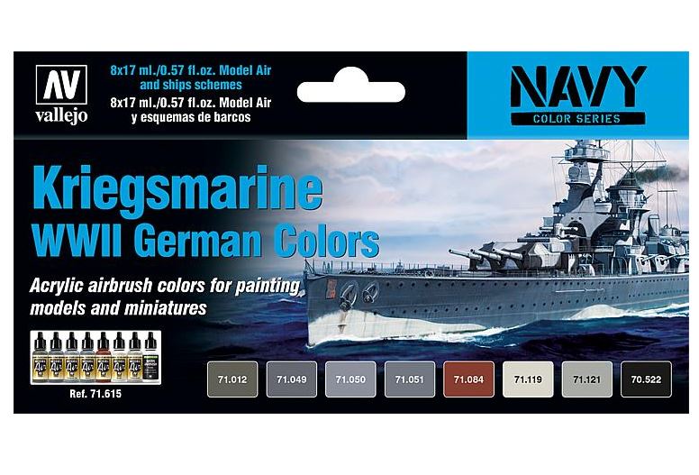 Kriegsmarine WWII Farb-Set 