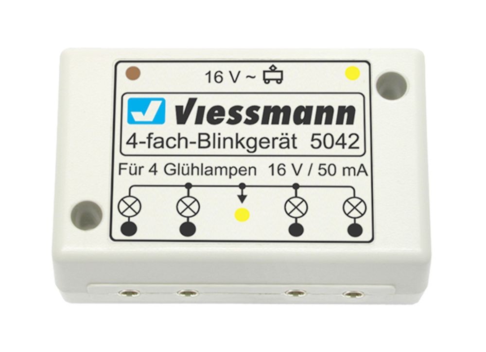 Spur N Viessmann 5042 Vierfach-Blinkelektronik 