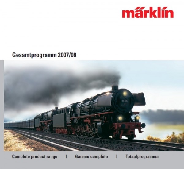 Märklin 17190 Gesamtprogramm 2007/08 CD-ROM,OVP 